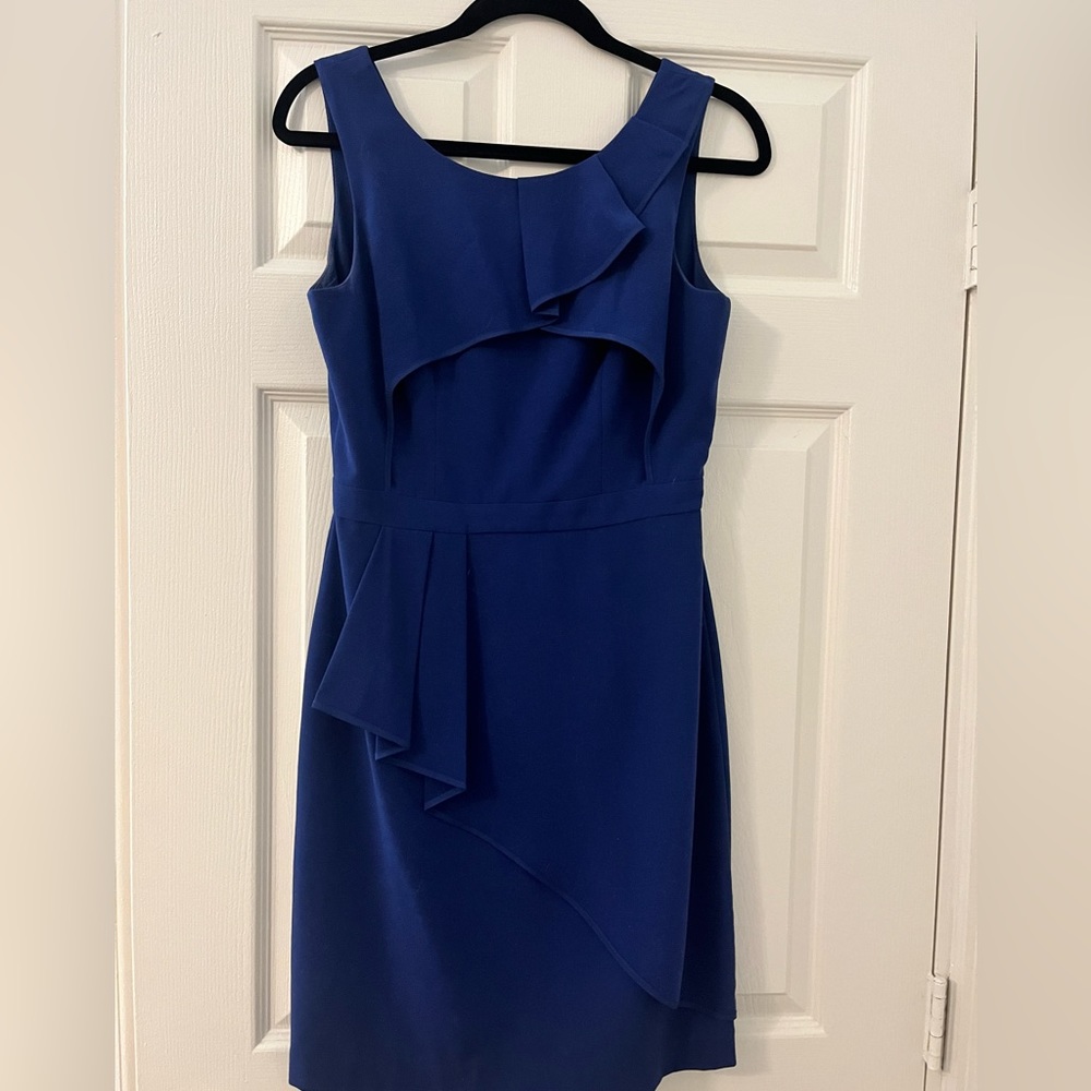 BCGB Blue Ruffle Dress - 6